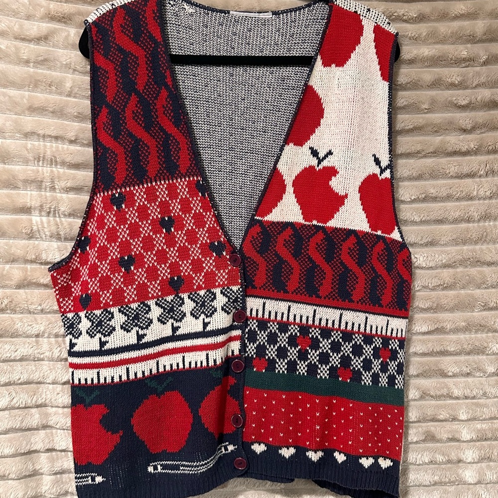Vintage Cabin Creek knitter vest